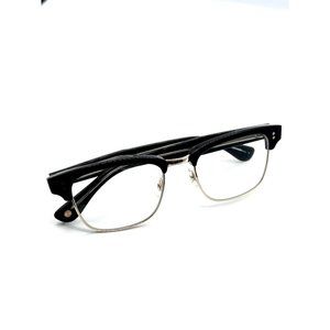 Garrett Leight GLCO Men's Gibson Color Black/Gold Eyeglasses New 